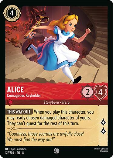 Alice - Courageous Keyholder (127/204) [Reign of Jafar] | Gamers Paradise