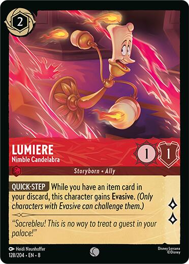 Lumiere - Nimble Candelabra (128/204) [Reign of Jafar] | Gamers Paradise