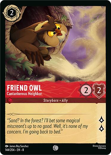 Friend Owl - Cantankerous Neighbor (144/204) [Reign of Jafar] | Gamers Paradise