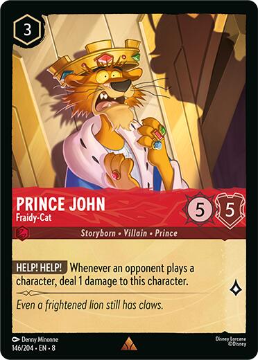 Prince John - Fraidy-Cat (146/204) [Reign of Jafar] | Gamers Paradise