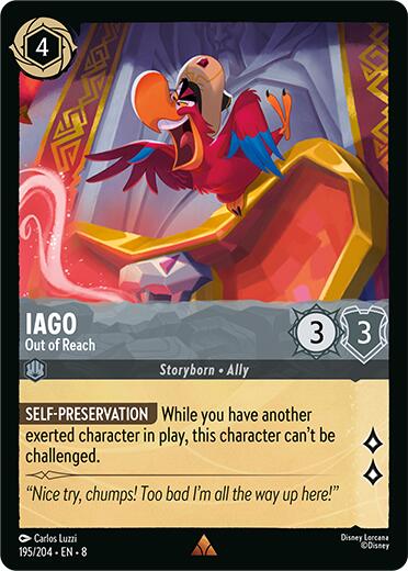 Iago - Out of Reach (195/204) [Reign of Jafar] | Gamers Paradise