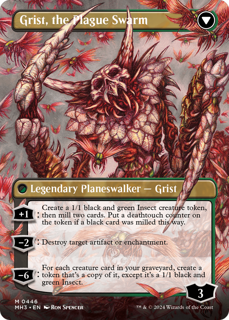 Grist, Voracious Larva // Grist, the Plague Swarm (Borderless) [Modern Horizons 3] | Gamers Paradise