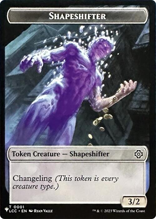 Shapeshifter // Cat Double-Sided Token [Secret Lair Drop Series] | Gamers Paradise
