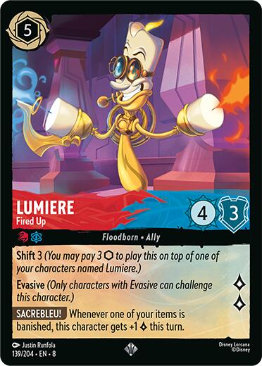 Lumiere - Fired Up (139/204) [Reign of Jafar] | Gamers Paradise