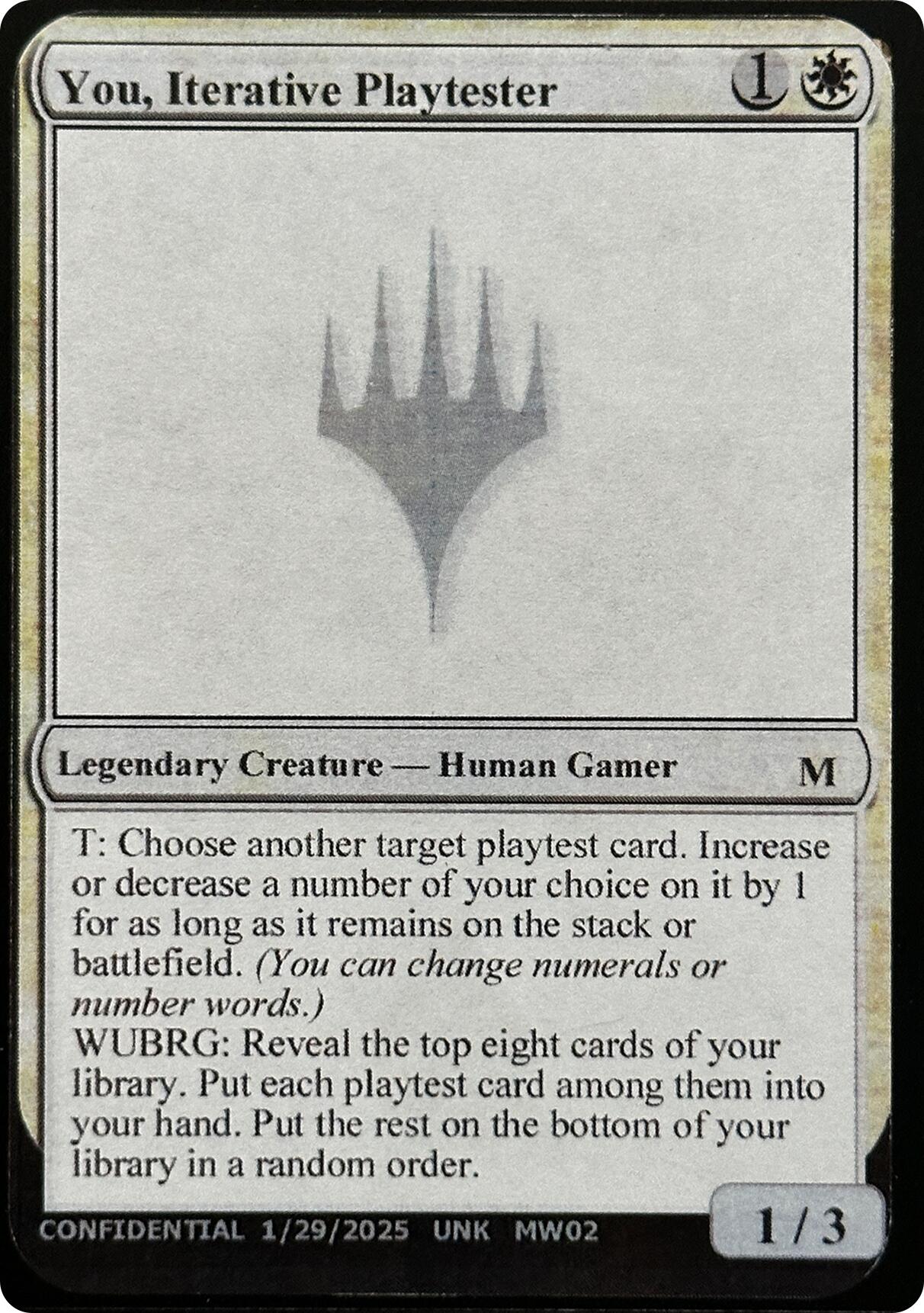 You, Iterative Playtester [Unknown Event] | Gamers Paradise