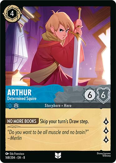 Arthur - Determined Squire (168/204) [Reign of Jafar] | Gamers Paradise