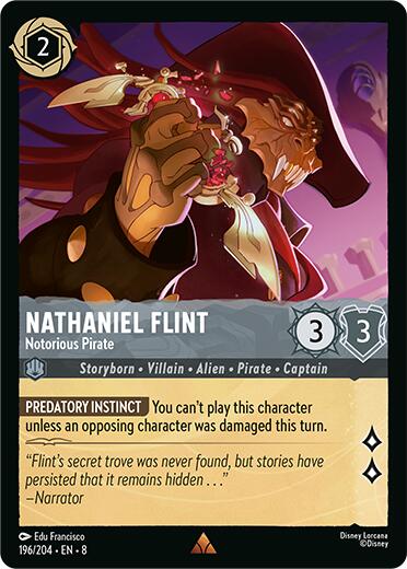 Nathaniel Flint - Notorious Pirate (196/204) [Reign of Jafar] | Gamers Paradise
