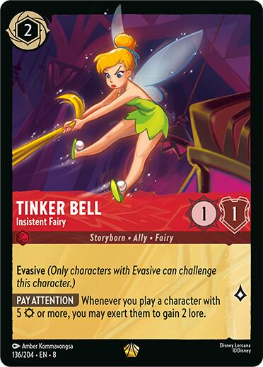 Tinker Bell - Insistent Fairy (136/204) [Reign of Jafar] | Gamers Paradise
