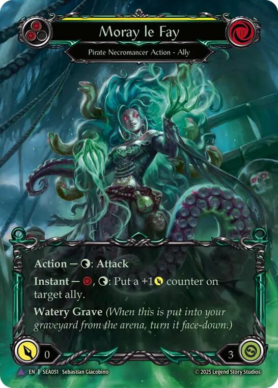Moray le Fay (Marvel) [SEA051] (High Seas)  Cold Foil | Gamers Paradise
