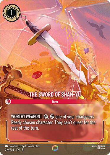 The Sword of Shan Yu (Enchanted) (219/204) [Reign of Jafar] | Gamers Paradise