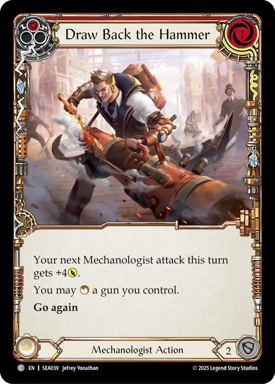 Draw Back the Hammer [SEA039] (High Seas)  Rainbow Foil | Gamers Paradise