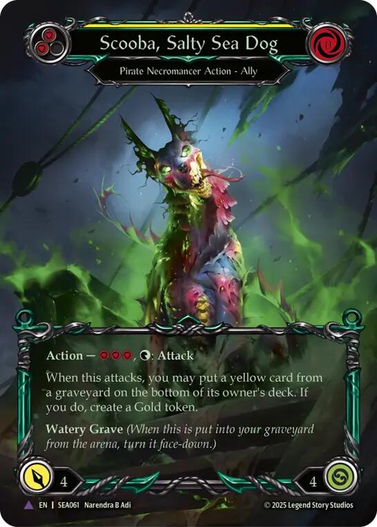 Scooba, Salty Sea Dog (Marvel) [SEA061] (High Seas)  Cold Foil | Gamers Paradise