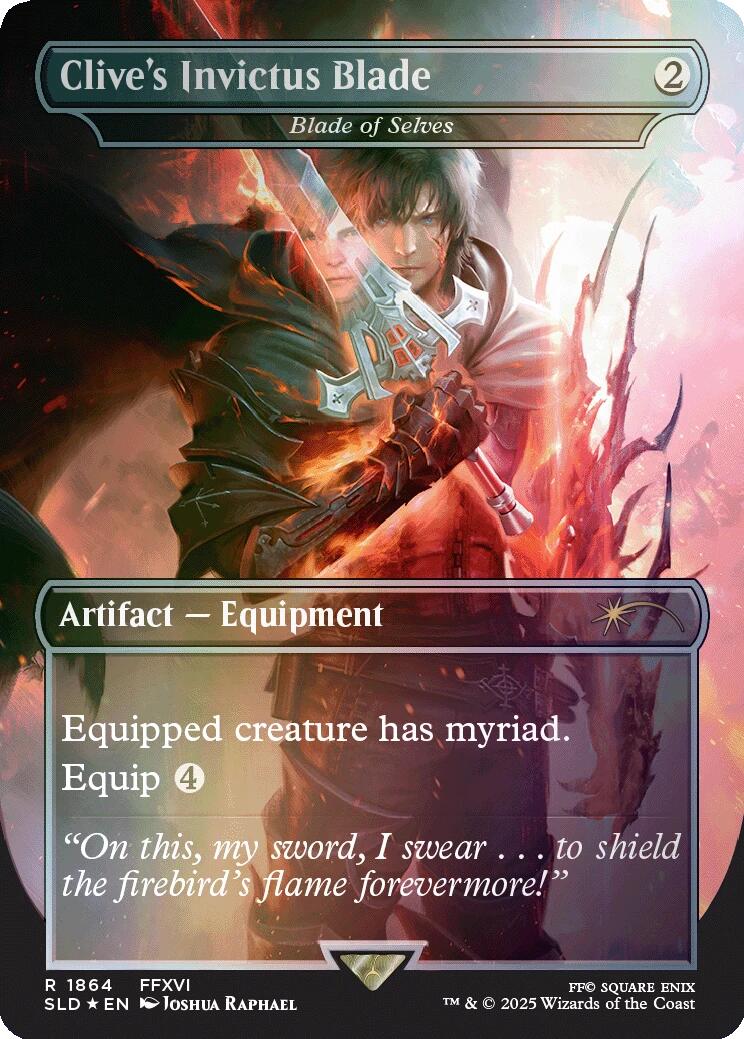 Clive's Invictus Blade - Blade of Selves (Rainbow Foil) [Secret Lair Drop Series] | Gamers Paradise