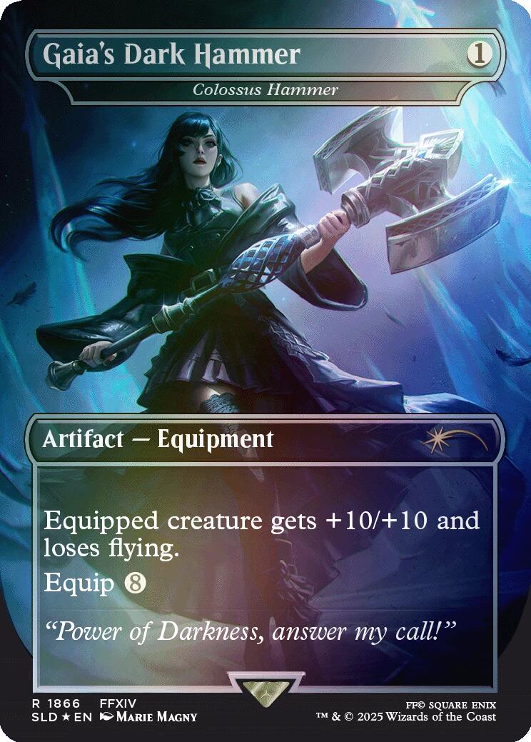 Gaia's Dark Hammer - Colossus Hammer (Rainbow Foil) [Secret Lair Drop Series] | Gamers Paradise