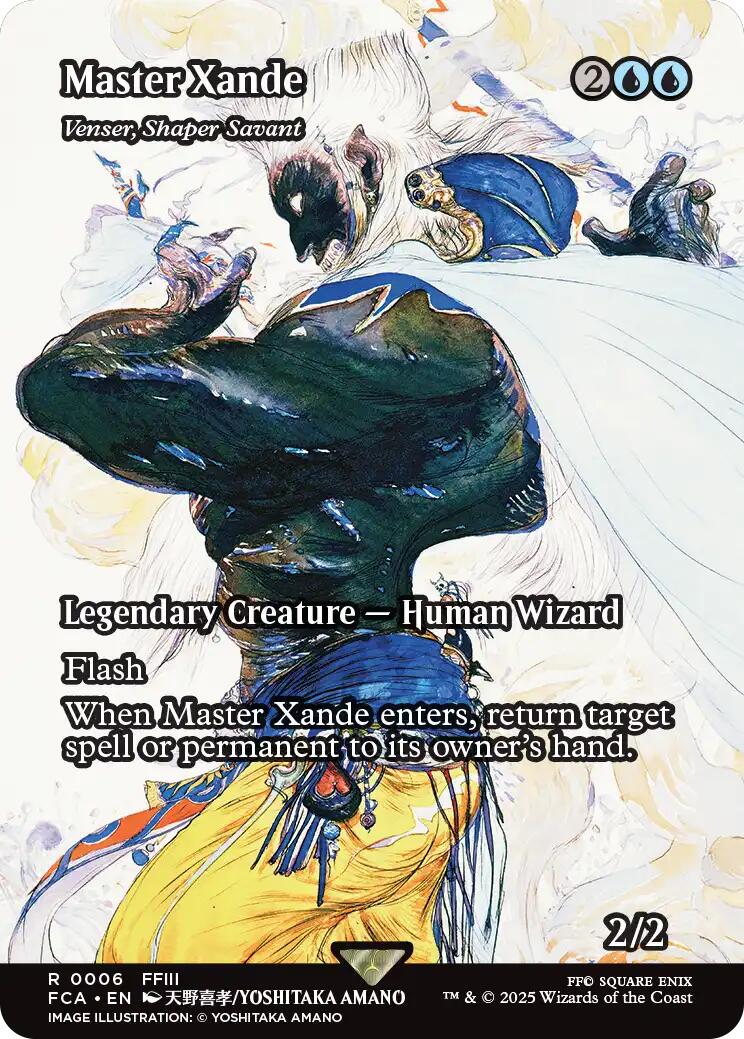 Master Xande - Venser, Shaper Savant (Showcase) [FINAL FANTASY : Through the Ages] | Gamers Paradise