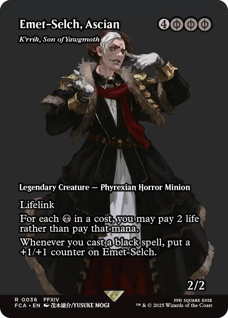 Emet-Selch, Ascian - K'rrik, Son of Yawgmoth (Showcase) [FINAL FANTASY : Through the Ages] | Gamers Paradise