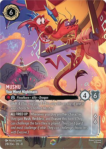 Mushu - Your Worst Nightmare (Enchanted) (218/204) [Reign of Jafar] | Gamers Paradise