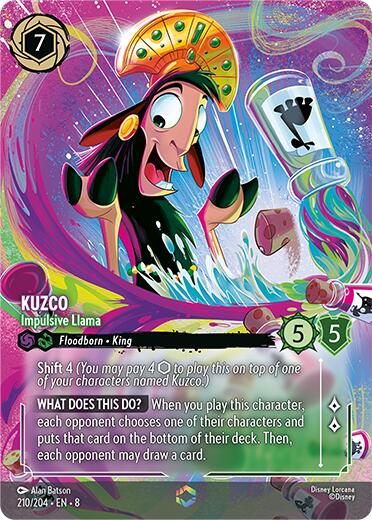 Kuzco - Impulsive Llama (Enchanted) (210/204) [Reign of Jafar] | Gamers Paradise