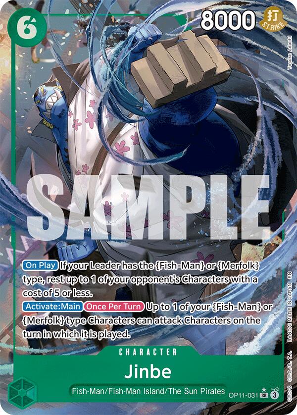 Jinbe (031) (Alternate Art) [A Fist of Divine Speed] | Gamers Paradise