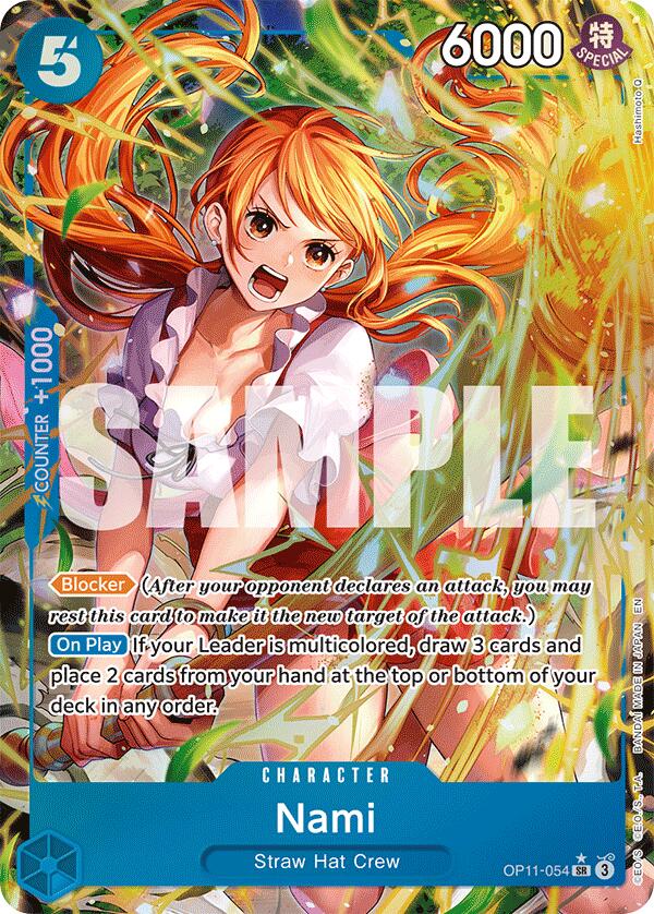 Nami (054) (Alternate Art) [A Fist of Divine Speed] | Gamers Paradise
