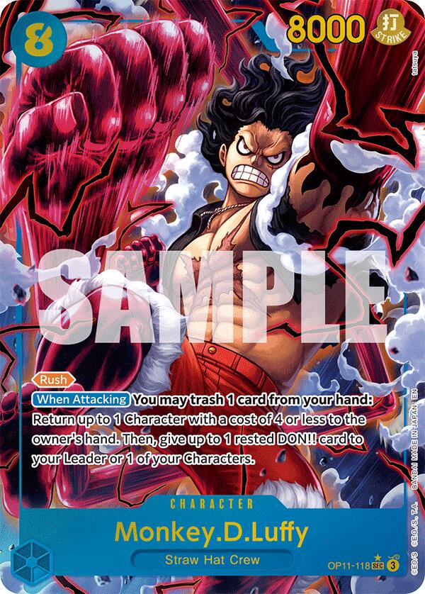 Monkey.D.Luffy (118) (Alternate Art) [A Fist of Divine Speed] | Gamers Paradise