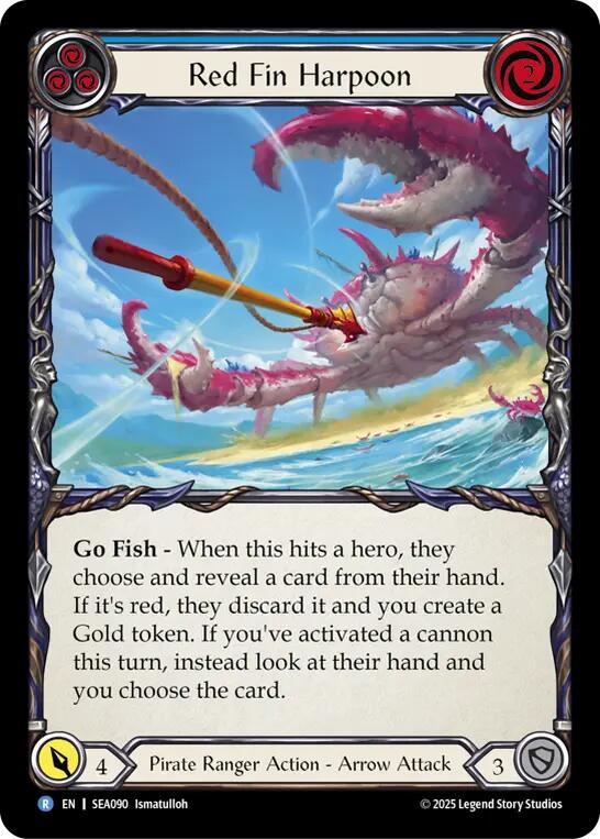 Red Fin Harpoon [SEA090] (High Seas)  Rainbow Foil | Gamers Paradise