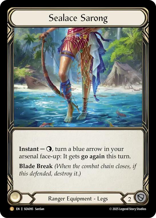 Sealace Sarong [SEA095] (High Seas)  Rainbow Foil | Gamers Paradise