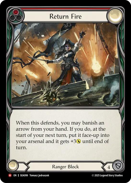 Return Fire [SEA099] (High Seas)  Rainbow Foil | Gamers Paradise