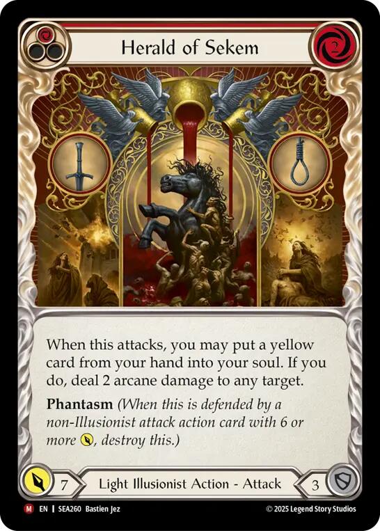 Herald of Sekem [SEA260] (High Seas)  Rainbow Foil | Gamers Paradise