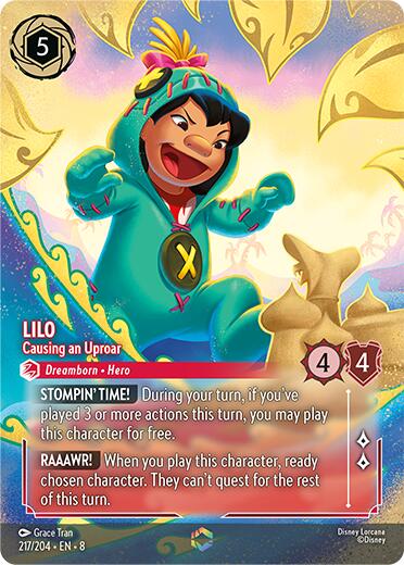 Lilo - Causing an Uproar (Enchanted) (217/204) [Reign of Jafar] | Gamers Paradise