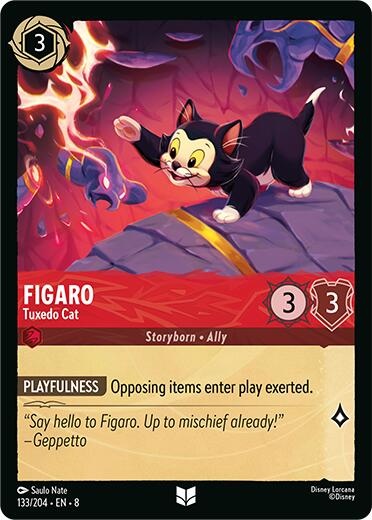 Figaro - Tuxedo Cat (133/204) [Reign of Jafar] | Gamers Paradise
