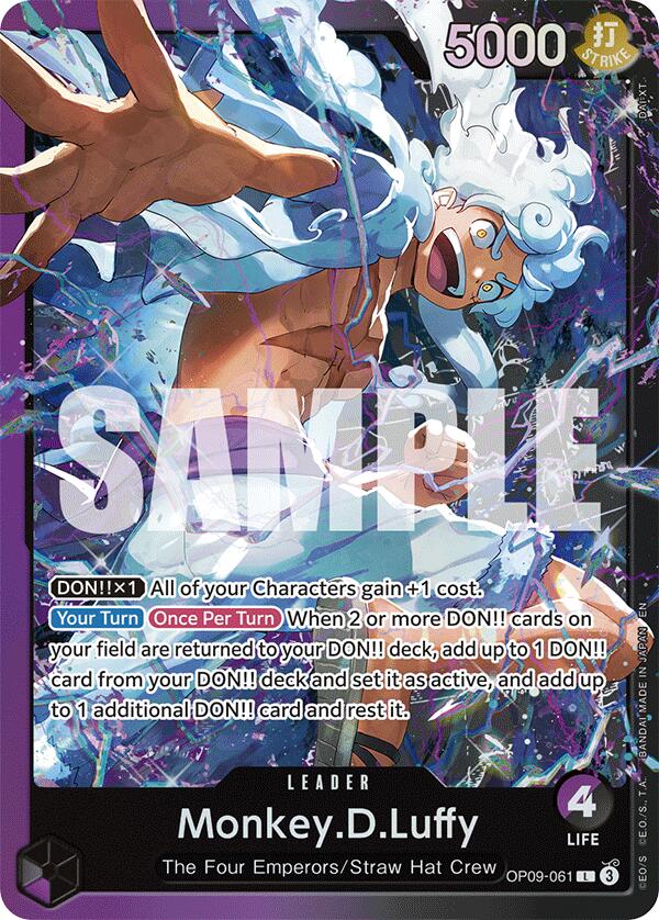 Monkey.D.Luffy (OP09-061) [Starter Deck: Purple/Black Monkey.D.Luffy] | Gamers Paradise