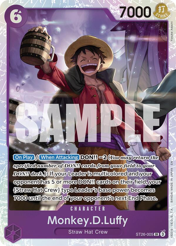 Monkey.D.Luffy (ST26-005) [Starter Deck: Purple/Black Monkey.D.Luffy] | Gamers Paradise