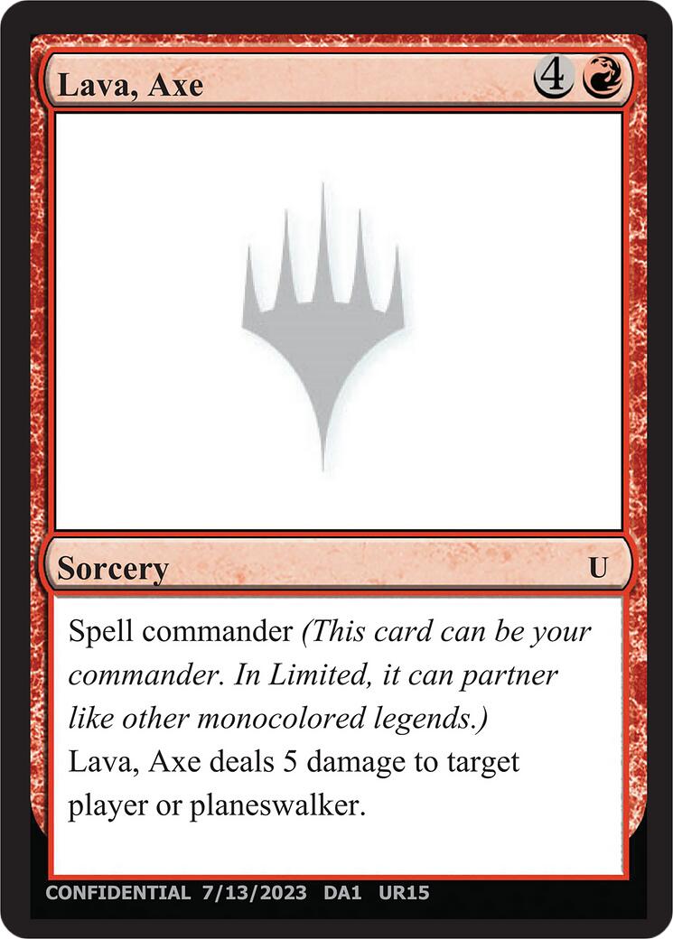 Lava, Axe [Mystery Booster] | Gamers Paradise