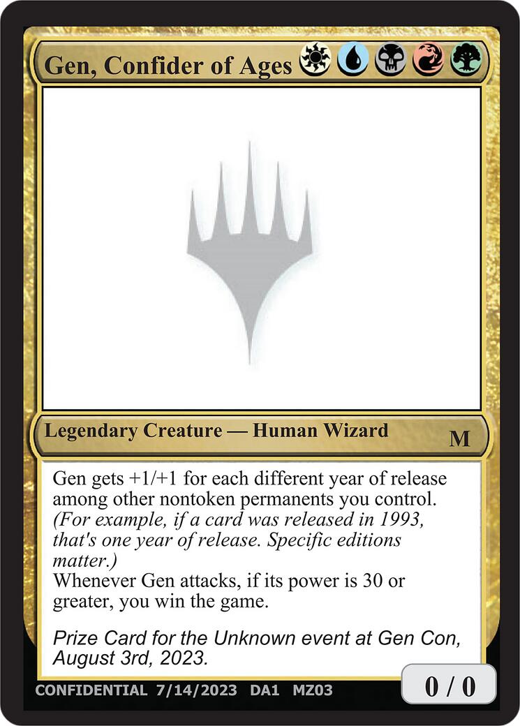 Gen, Confider of Ages [Mystery Booster] | Gamers Paradise