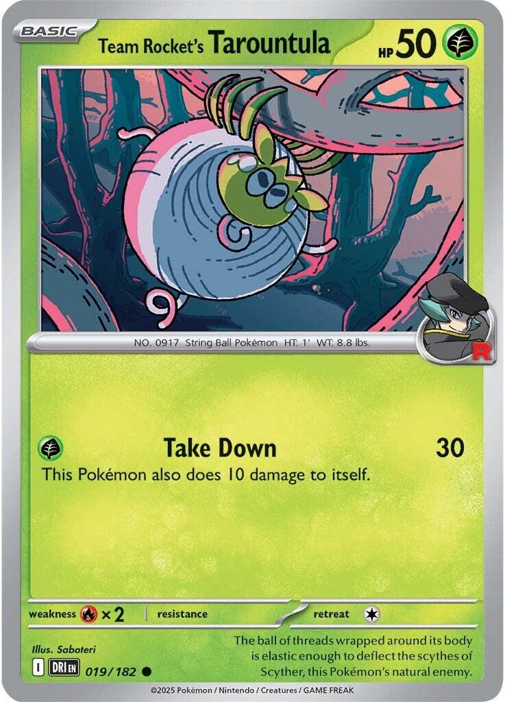 Team Rocket's Tarountula (019/182) [Scarlet & Violet: Destined Rivals] | Gamers Paradise