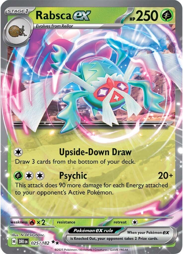 Rabsca ex (025/182) [Scarlet & Violet: Destined Rivals] | Gamers Paradise
