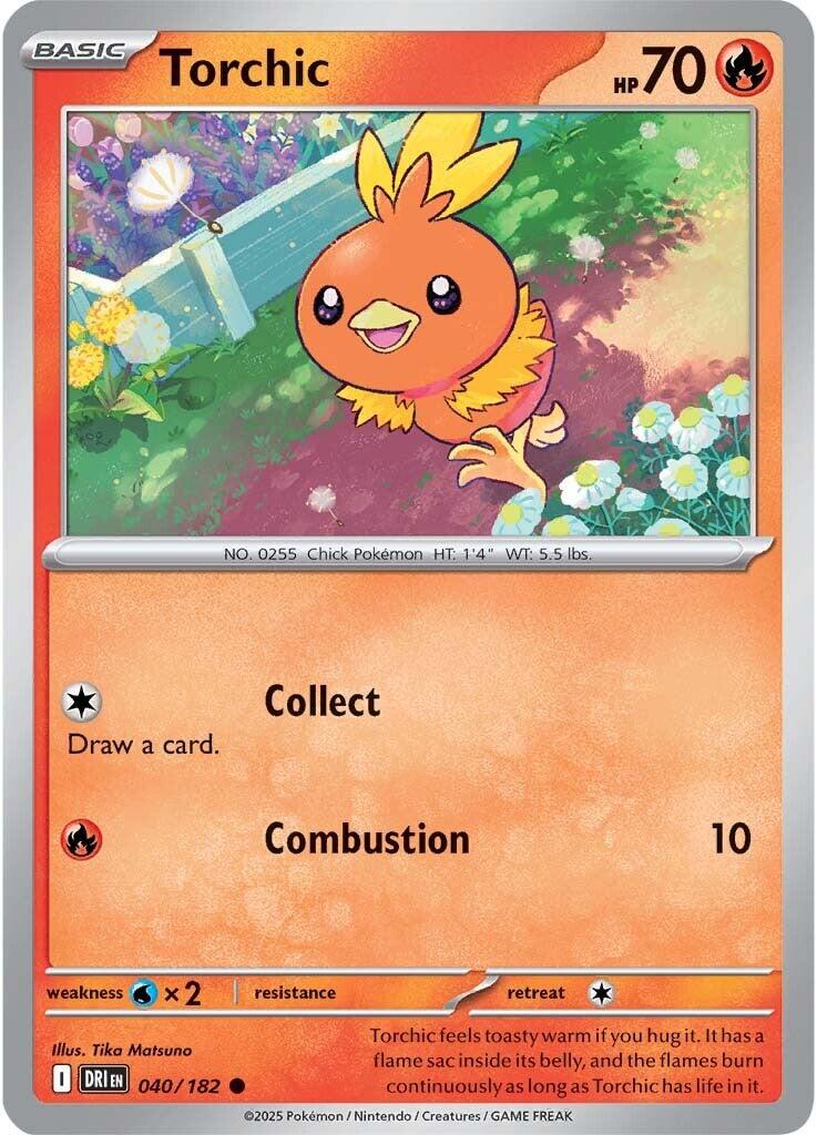 Torchic (040/182) [Scarlet & Violet: Destined Rivals] | Gamers Paradise