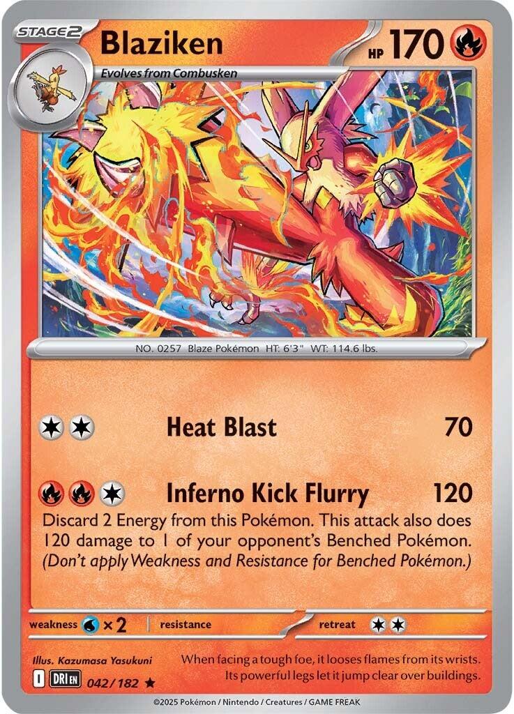 Blaziken (042/182) [Scarlet & Violet: Destined Rivals] | Gamers Paradise