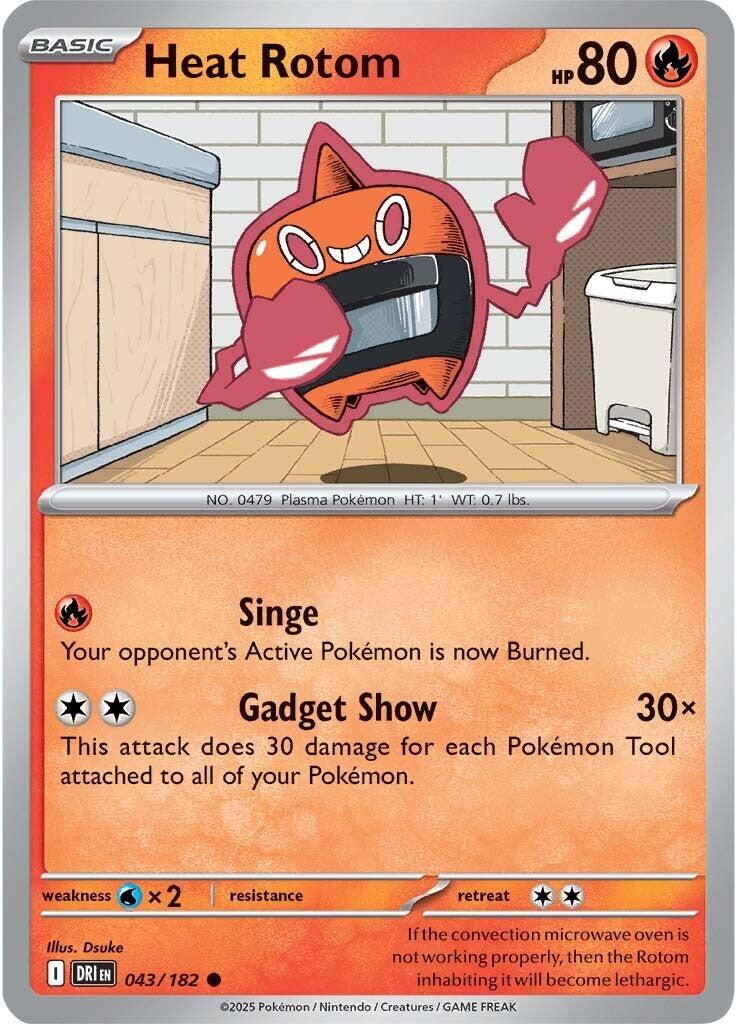 Heat Rotom (043/182) [Scarlet & Violet: Destined Rivals] | Gamers Paradise