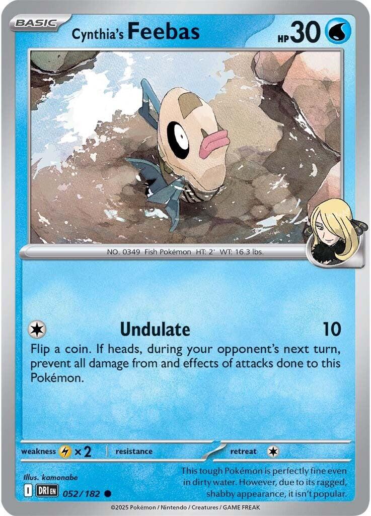 Cynthia's Feebas (052/182) [Scarlet & Violet: Destined Rivals] | Gamers Paradise