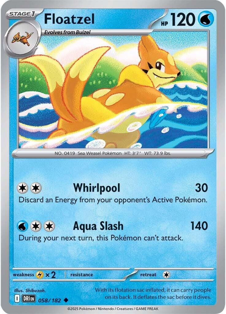 Floatzel (058/182) [Scarlet & Violet: Destined Rivals] | Gamers Paradise