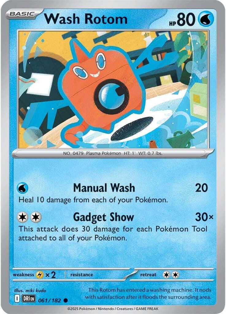 Wash Rotom (061/182) [Scarlet & Violet: Destined Rivals] | Gamers Paradise