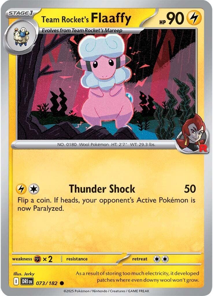 Team Rocket's Flaaffy (073/182) [Scarlet & Violet: Destined Rivals] | Gamers Paradise
