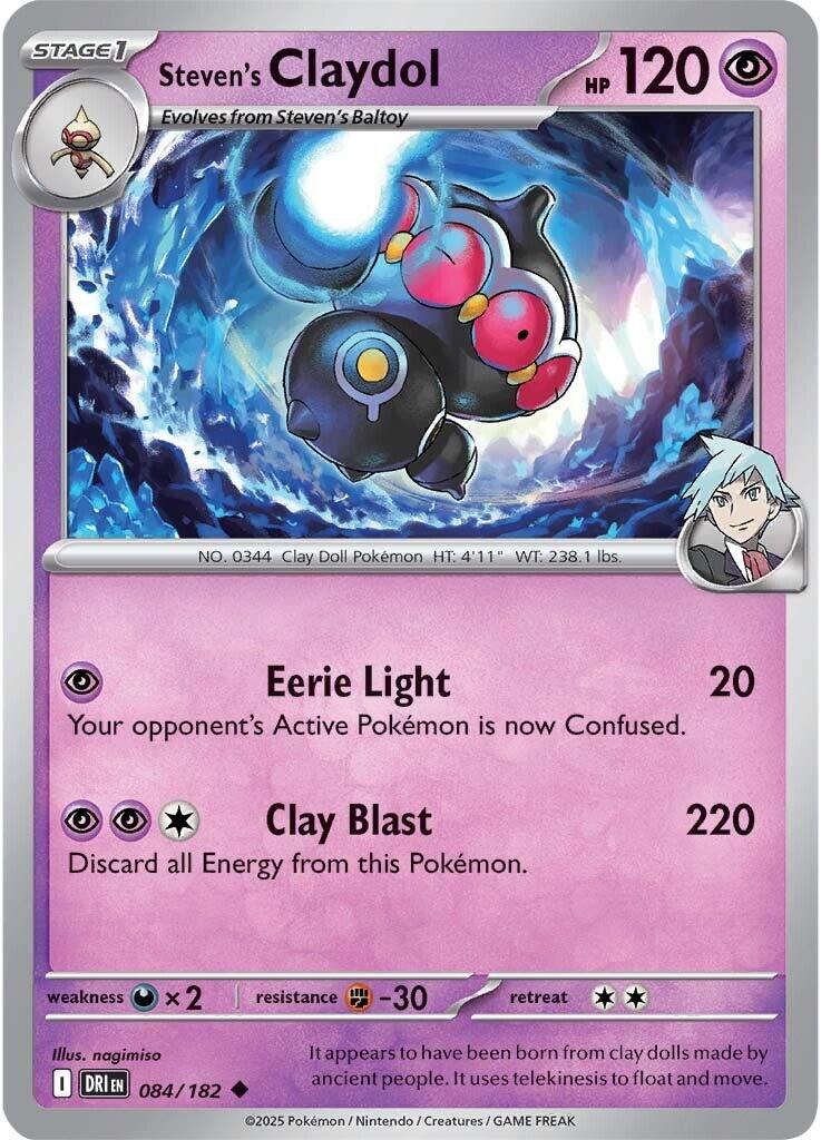 Steven's Claydol (084/182) [Scarlet & Violet: Destined Rivals] | Gamers Paradise