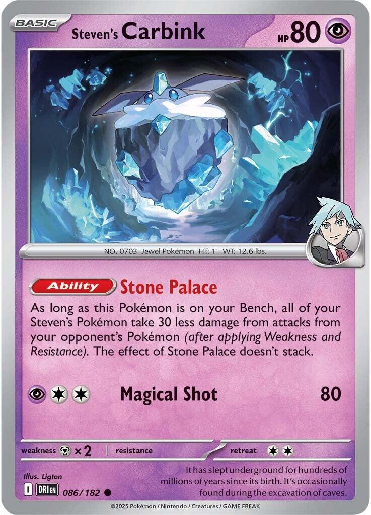 Steven's Carbink (086/182) [Scarlet & Violet: Destined Rivals] | Gamers Paradise
