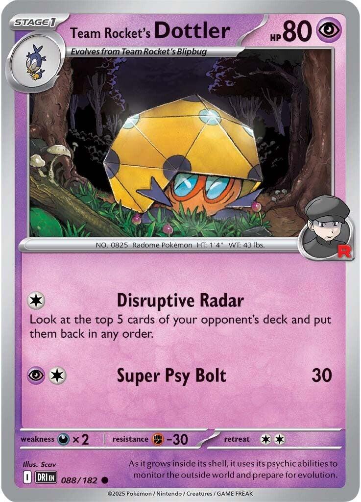 Team Rocket's Dottler (088/182) [Scarlet & Violet: Destined Rivals] | Gamers Paradise