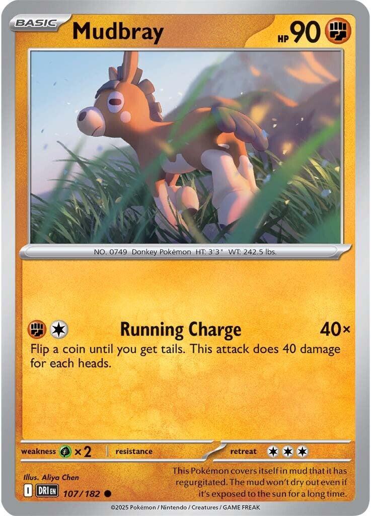 Mudbray (107/182) [Scarlet & Violet: Destined Rivals] | Gamers Paradise