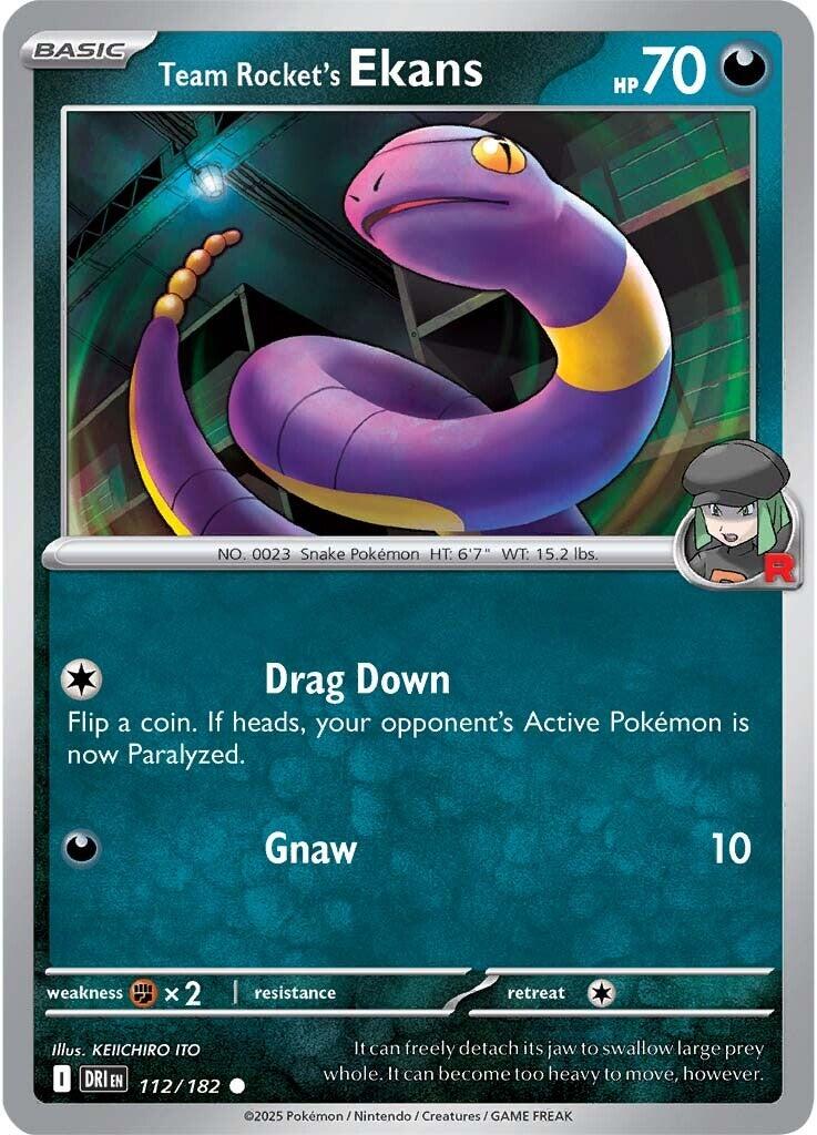 Team Rocket's Ekans (112/182) [Scarlet & Violet: Destined Rivals] | Gamers Paradise
