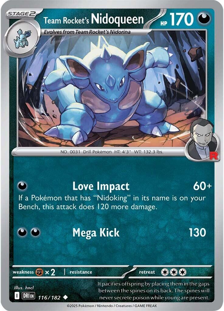 Team Rocket's Nidoqueen (116/182) [Scarlet & Violet: Destined Rivals] | Gamers Paradise